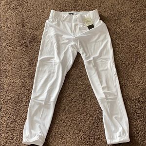 Brand New White Adidas baseball Pants